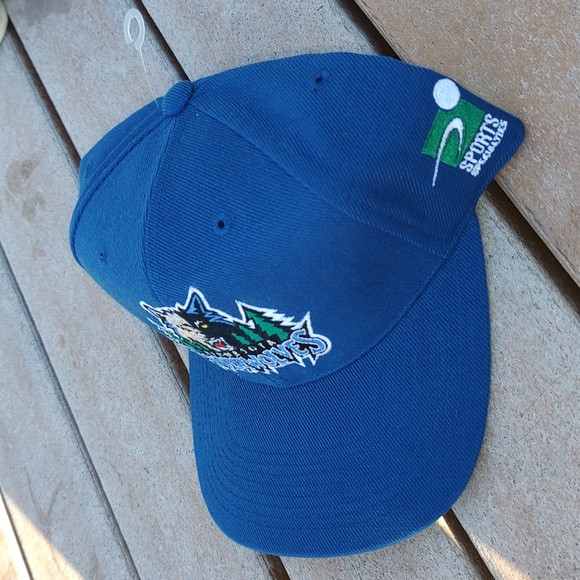 Vtg Sports Specialties NBA Minnesota Timberwolves Embroidered Snapback Hat Cap - Picture 3 of 11